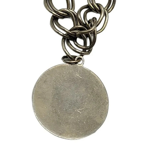 Scotty Dog Terrier Glass Dome Charm Silver Tone Vi - Picture 3 of 5